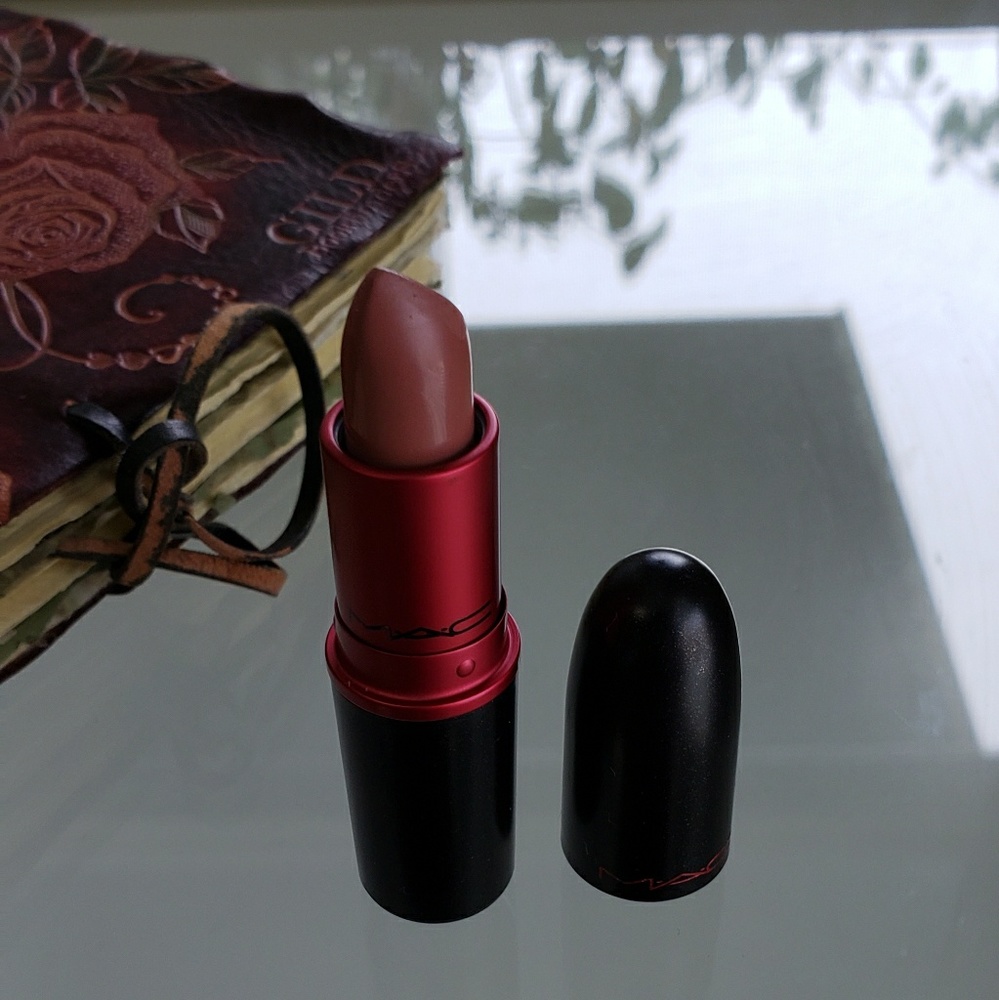 MAC satin lipstick in Viva Glam II